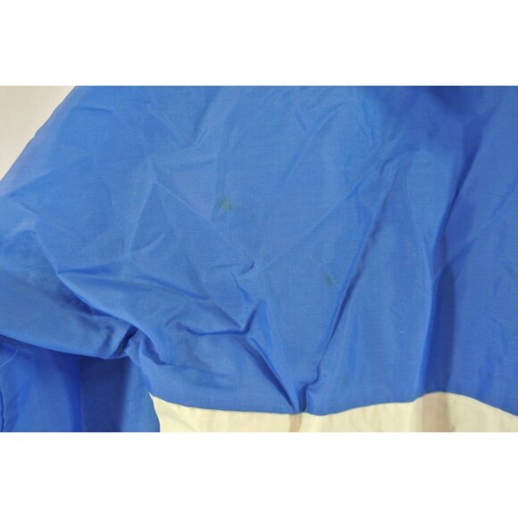 Vancouver Province News Vtg Pullover Windbreaker Blue 100% Nylon Mens Large - Picture 10 of 12